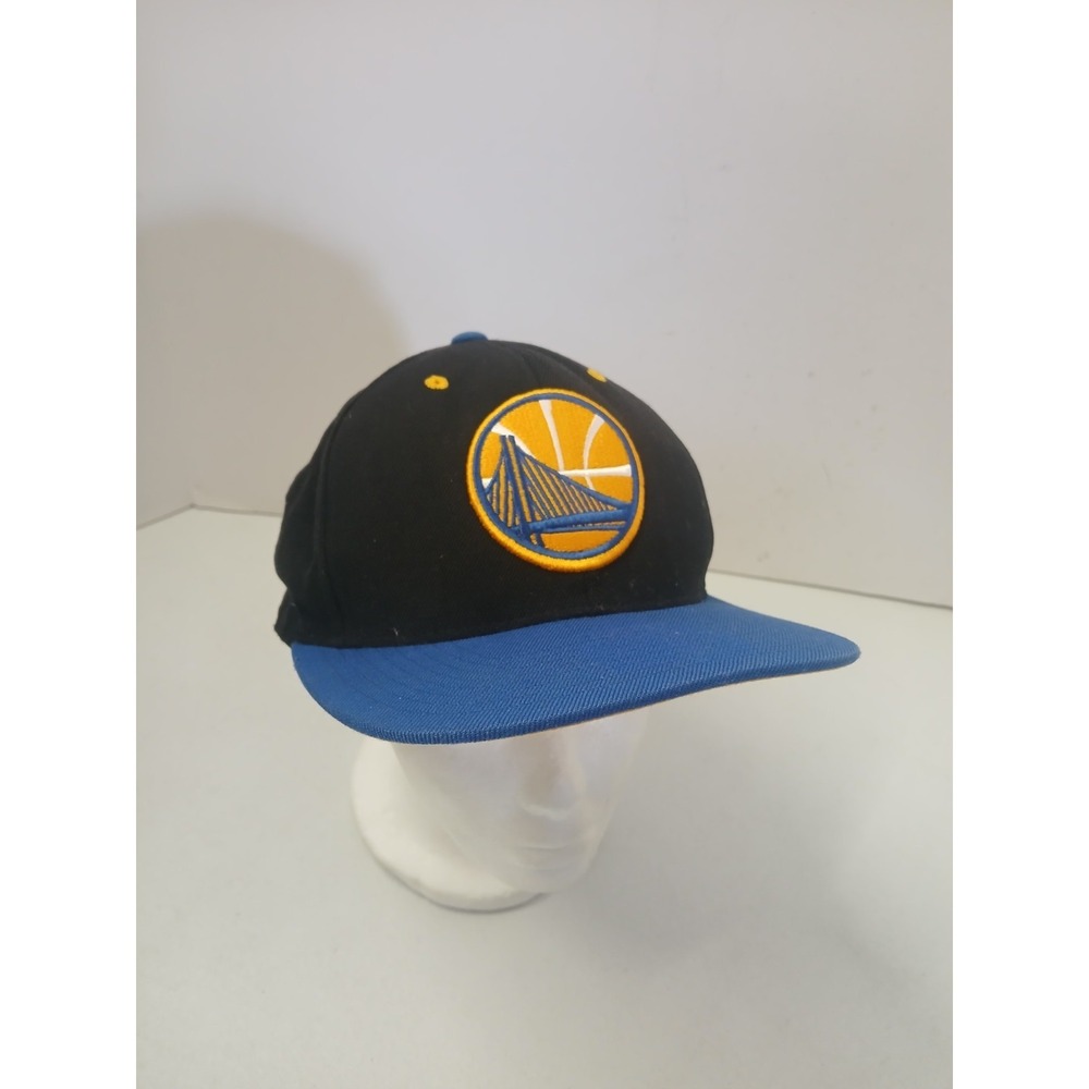 Golden State Warriors Mitchell & Ness Fitted Hat 7 1/2 NBA Basketball Cap Black